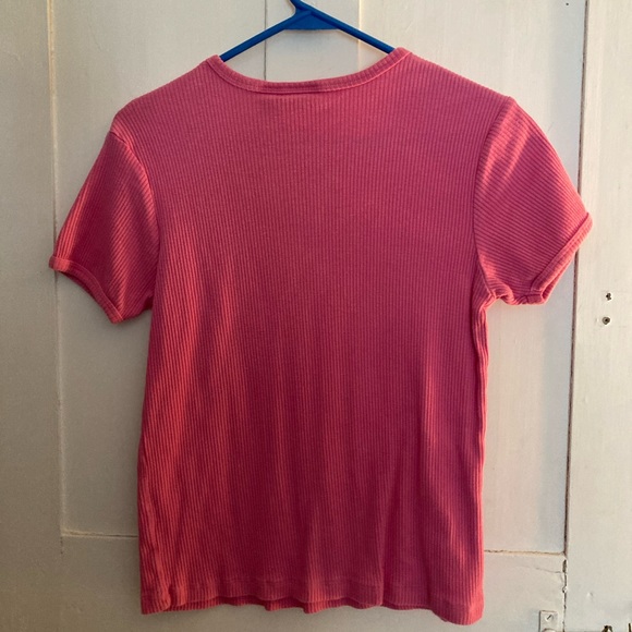 Pink Ribbed T-shirt - Picture 3 of 3